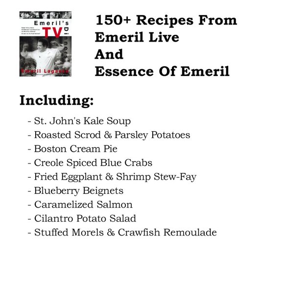 1st Edition Emeril Lagasse Cookbooks – Prime Time & Emeril’s TV Dinners - Picture 13 of 14